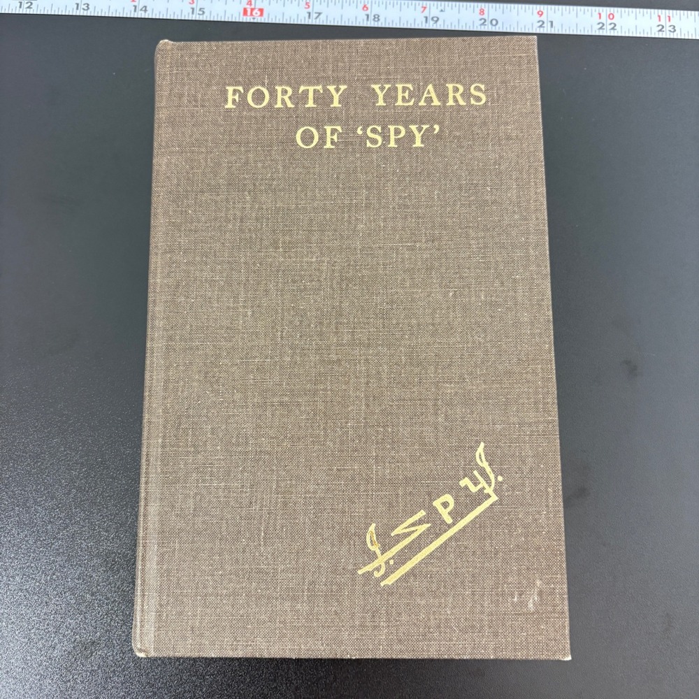 Singing Tree Press Forty Years of Spy Leslie Ward 1969 Hardcover Brown Book
